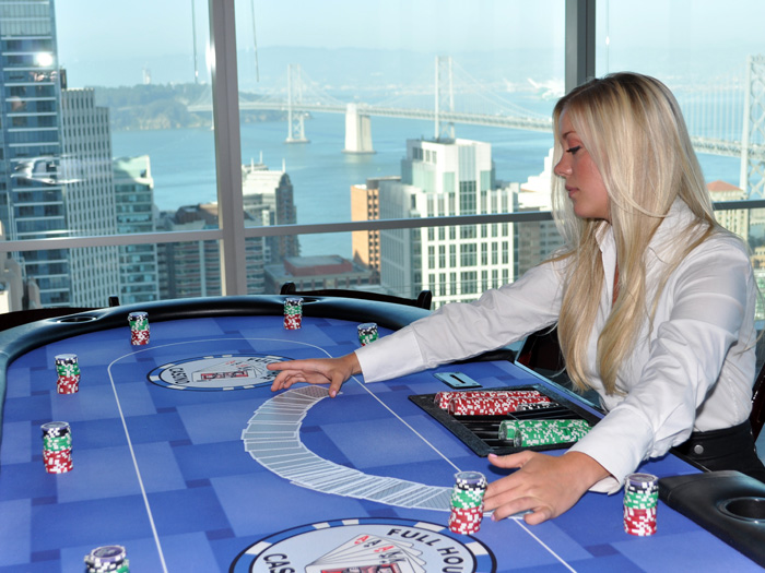Rent poker dealer